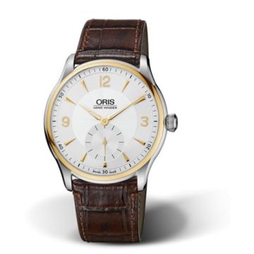 Oris Artelier Hand Winding Small Second 40 Stainless Steel - Yellow Gold / Silver