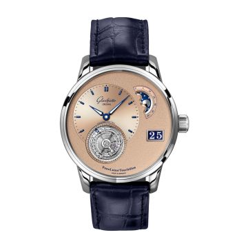 Glashütte Original PanoLunar Tourbillon Platinum / Salmon / Alilgator