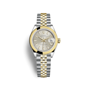 Rolex Lady-Datejust 28 Rolesor Yellow Domed / Jubilee / Silver