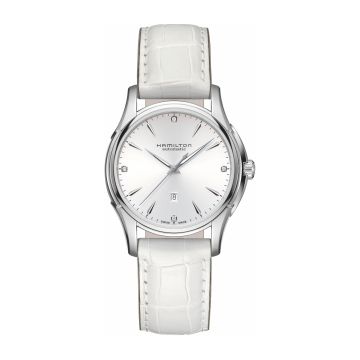 Hamilton Jazzmaster Lady Auto 34 Stainless Steel / Silver - Diamond