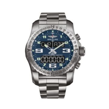Breitling Cockpit B50 Titanium / Blue / Bracelet