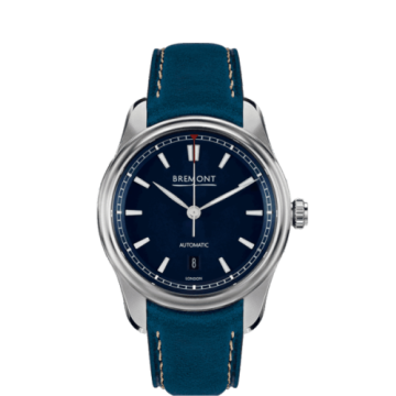 Bremont Airco Mach 3 Stainless Steel / Blue / Calf
