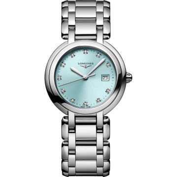 Longines PrimaLuna Quartz 30 Stainless Steel / Blue / Bracelet