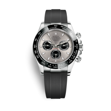 Rolex Cosmograph Daytona White Gold / Cerachrom / Silver / Oysterflex