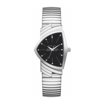 Hamilton Ventura Gents Stainless Steel / Black / Bracelet