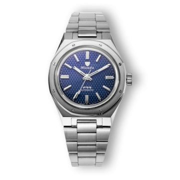 Nivada Grenchen F77 Stainless Steel / Blue / Bracelet