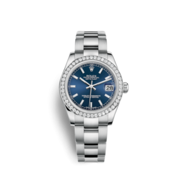 Rolex Datejust 31 Stainless Steel Diamond / Oyster / Blue