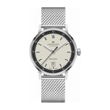 Hamilton Intra-Matic 40 Stainless Steel / Silver / Mesh