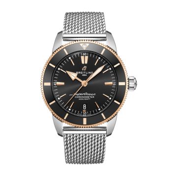 Breitling Superocean Heritage II B20 Automatic 44 Stainless Steel / Red Gold / Black / Milanese