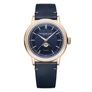 Raymond Weil Millésime Automatique Phase de lune Cadran Bleu Nuit