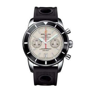 Breitling Superocean Heritage 44 Chronograph Stainless Steel / Black / Silver / Rubber