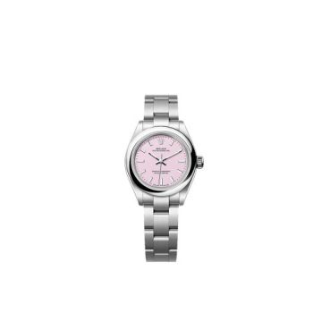 Rolex Oyster Perpetual 28 Stainless Steel / Candy Pink