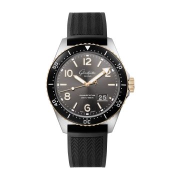 Glashütte Original SeaQ Panorama Date Stainless Steel / Red Gold / Grey / Rubber - Folding