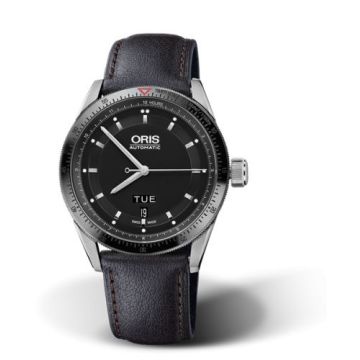 Oris Artix GT Day Date Stainless Steel - Ceramic / Black
