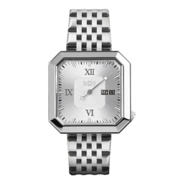Gustave & Cie 12H Marie Argent & Blanc Acier Argent 34mm