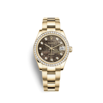 Rolex Datejust 31 Yellow Gold Diamond / Oyster / Black MOP Computer