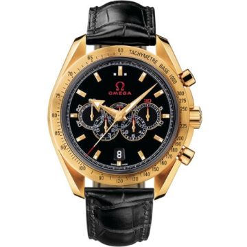 Omega Speedmaster Co-Axial Yellow Gold / Black / Olympic Collection