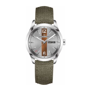 Hamilton Broadway Day Date Quartz Steel / Grey