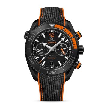 Omega Seamaster Planet Ocean 600M Co-Axial 45.5 Master Chronometer Chronograph Deep Black Orange