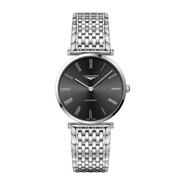 Longines La Grande Classique Automatic 38 Stainless Steel / Grey - Roman / Bracelet
