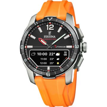 Festina Connected D Titan Back / Orange Ø 44 mm