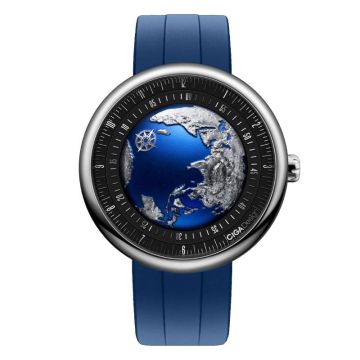Ciga Design Série U - Blue Planet II 43 Mm - Stainless Steel U038