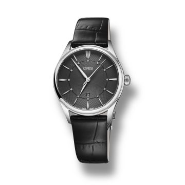 Oris Artelier Date Diamonds 33 Stainless Steel / Grey