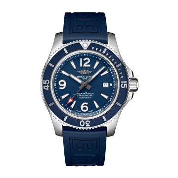 Breitling Superocean 44 Stainless Steel / Blue / Rubber / Pin