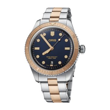 Oris Divers Sixty-Five 40 Stainless Steel / Bronze / Blue / Bracelet