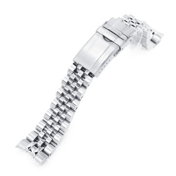 Angus-J Louis JUB Watch Band for TUD BB58, 316L Stainless Steel Brushed Turning Clasp - 8mm