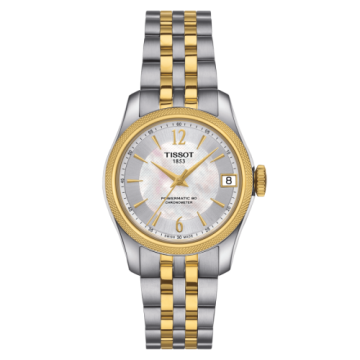 Tissot Ballade Powermatic 80 COSC 32 Stainless Steel / Yellow Gold PVD / MOP / Bracelet
