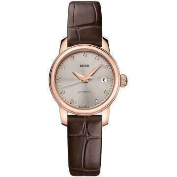 Mido Baroncelli Lady Twenty Five Rose Gold / Grey