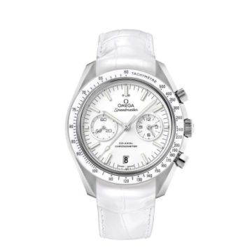 Omega Speedmaster Moonwatch Co-Axial Stainless Steel / White