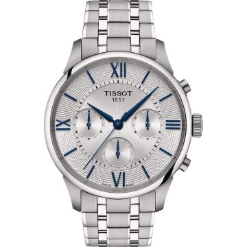Tissot Chemin Des Tourelles Chronograph Automatic Stainless Steel / Silver / Bracelet