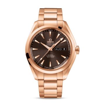 Omega Seamaster Aqua Terra 150M Co-Axial 43 Annual Calendar Red Gold / Grey / Bracelet