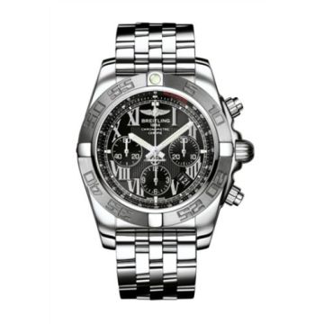 Breitling Chronomat 44 Stainless Steel / Black - Roman / Bracelet