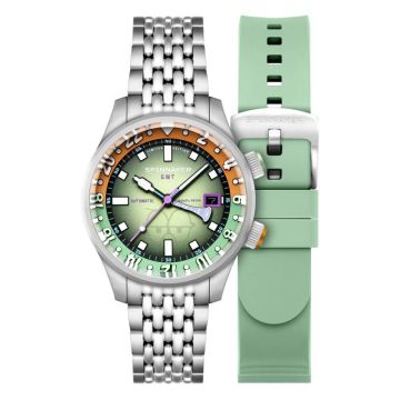 Spinnaker Bradner Gmt Automatic Spongebob Squarepants Bubbly Grins Limited Edition - SP-5162-33 - Sqidward Green