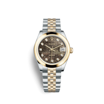 Rolex Datejust 31 Rolesor Yellow Domed / Jubilee / Black MOP Computer