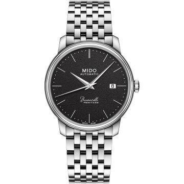 Mido Baroncelli Heritage Stainless Steel / Black / Bracelet
