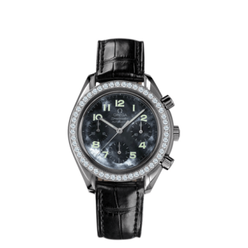 Omega Speedmaster Reduced Ladies Stainless Steel / Diamond / Blue MOP