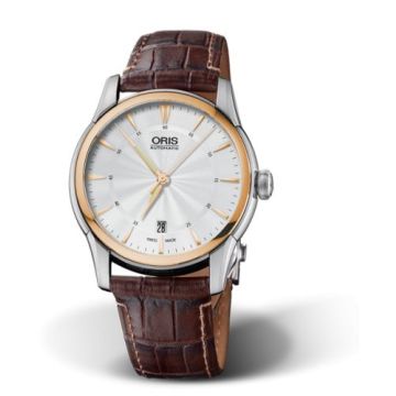 Oris Artelier Date 40.5 Stainless Steel - Rose Gold / Silver