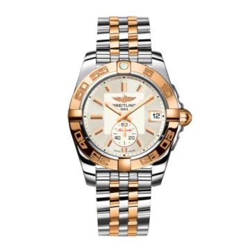 Breitling Galactic 36 Automatic Stainless Steel / Rose Gold / Stratus Silver / Bracelet
