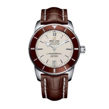 Breitling Superocean Heritage II 42 Stainless Steel / Bronze / Silver / Croco