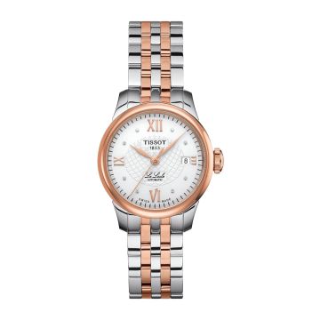 Tissot Le Locle  Automatic  Lady Stainless Steel - Rose Gold / Silver / Bracelet