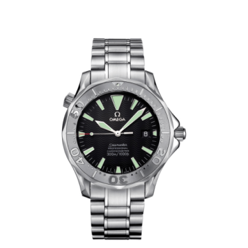 Omega Seamaster Diver 300M Automatic 41 Stainless Steel / White Gold / Black / Panama