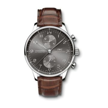 IWC Schaffhausen Portuguese Chrono-Automatic White Gold / Ardoise