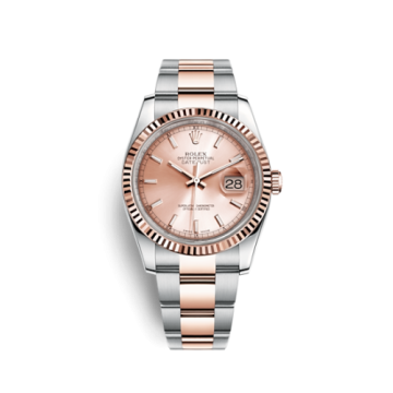 Rolex Datejust 36 Rolesor Everose Fluted / Oyster / Pink