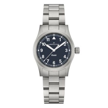 Hamilton Khaki Field Quartz 33 Stainless Steel / Blue / Bracelet