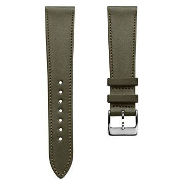Missouri Vintage Leather Watch Strap - Olive - 22mm