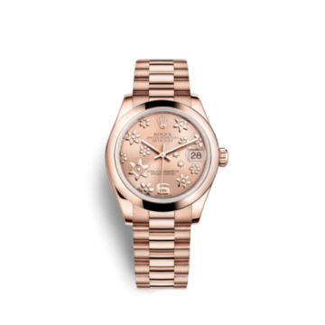 Rolex Datejust 31 Everose Domed / President / Pink Floral
